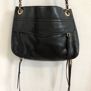 Rebecca Minkoff black leather crossbody bag